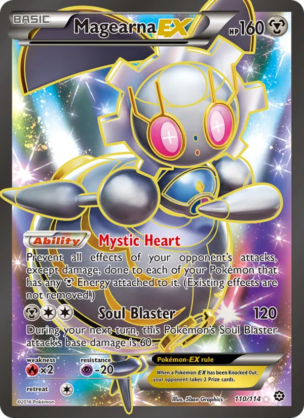 Magearna EX - Steam Siege Pokemon Card