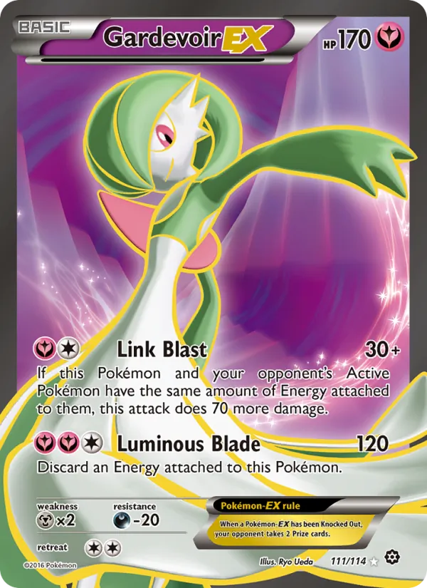 Gardevoir EX - Steam Siege Pokemon Card