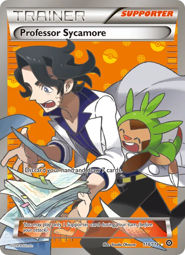 Professor Sycamore - Steam Siege Pokemon Card
