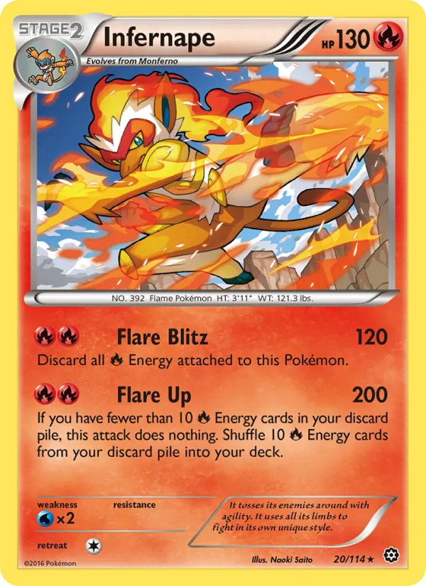 Infernape - Steam Siege Pokemon Card