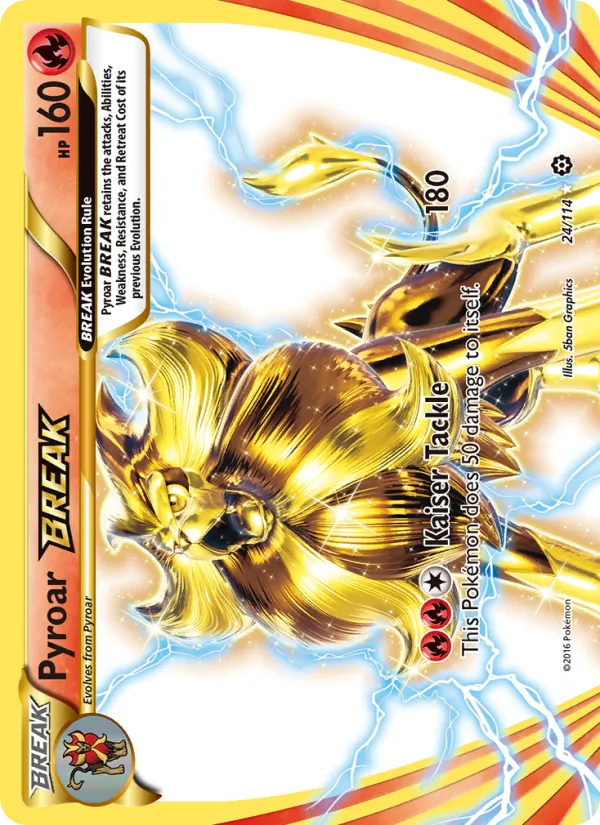Pyroar BREAK - Steam Siege Pokemon Card