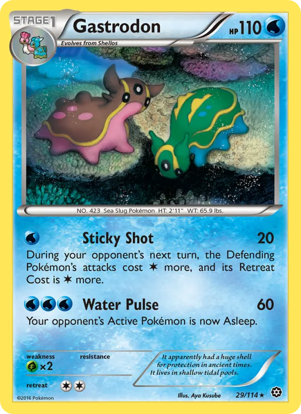 Gastrodon - Steam Siege Pokemon Card