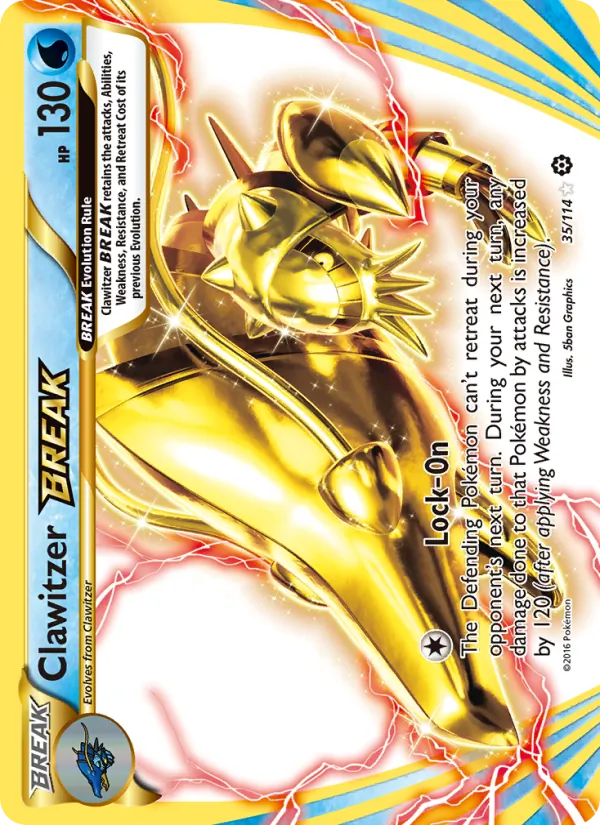 Clawitzer BREAK - Steam Siege Pokemon Card