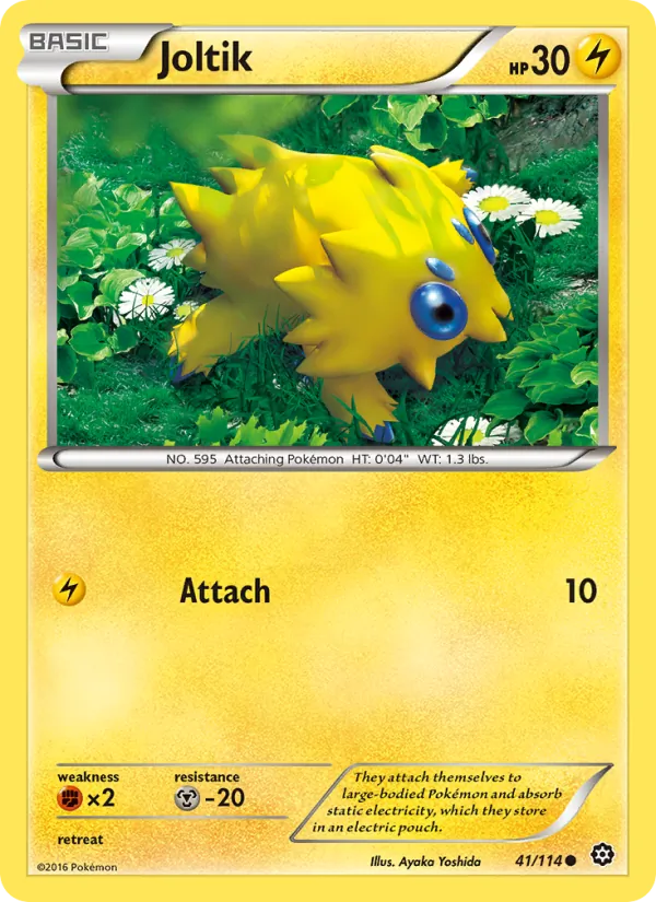 Joltik - Steam Siege Pokemon Card