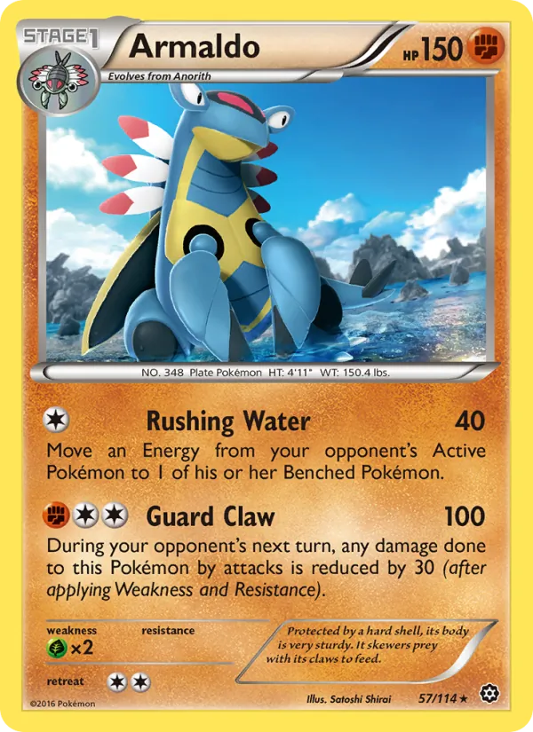 Armaldo - Steam Siege Pokemon Card
