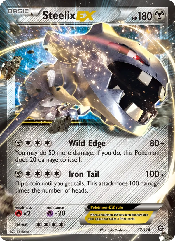 Steelix EX - Steam Siege Pokemon Card
