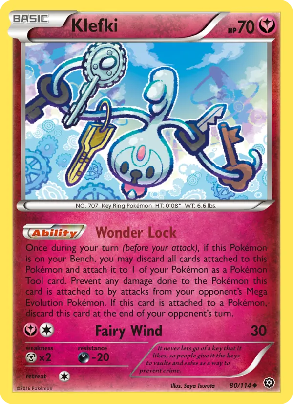 Klefki - Steam Siege Pokemon Card