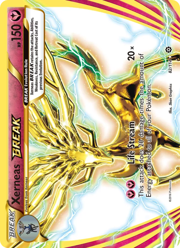 Xerneas BREAK - Steam Siege Pokemon Card