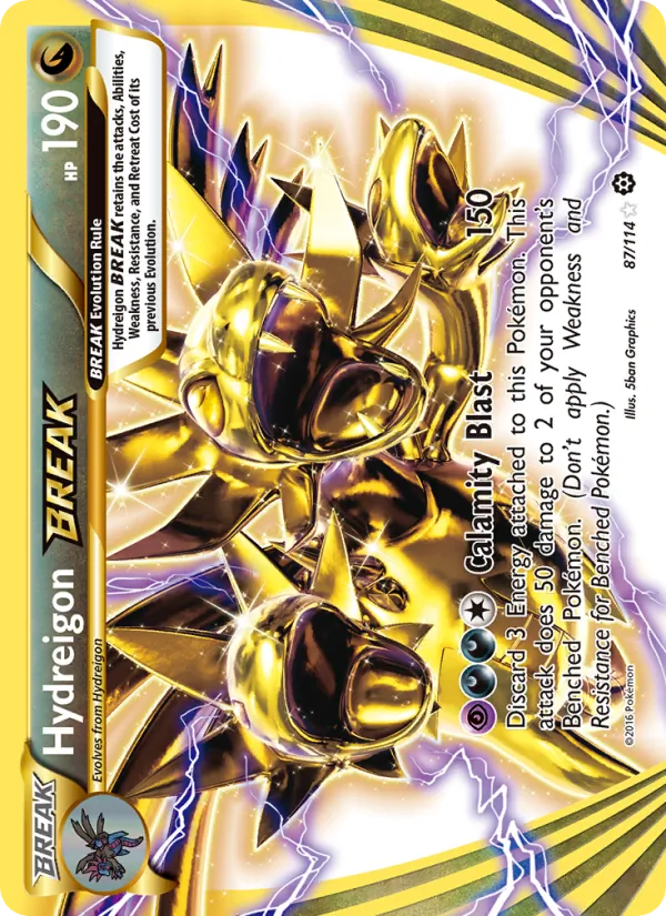 Hydreigon BREAK - Steam Siege Pokemon Card