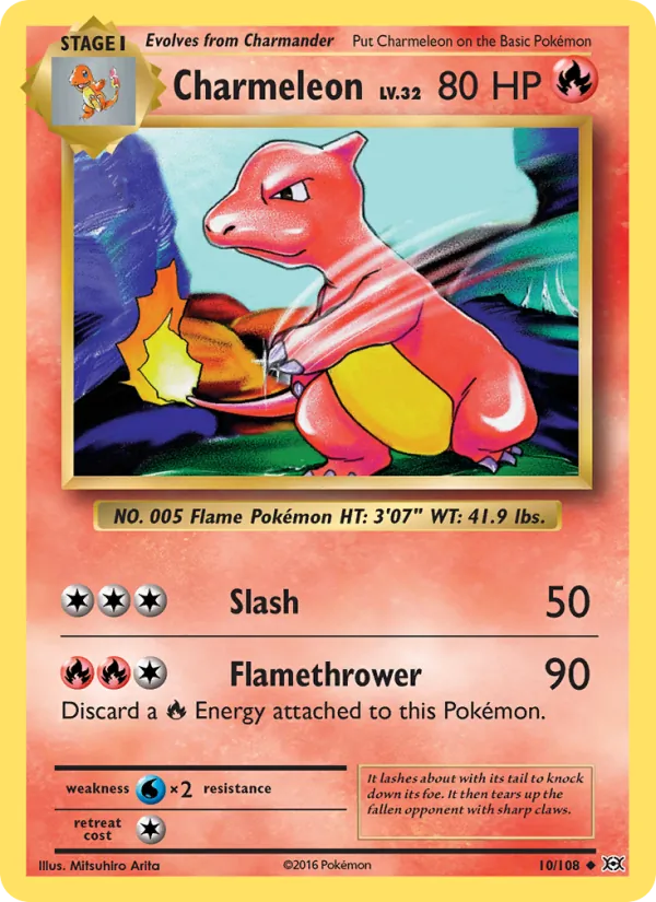 Charmeleon - Evolutions Pokemon Card