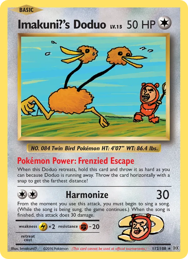 Imakuni?'s Doduo - Evolutions Pokemon Card