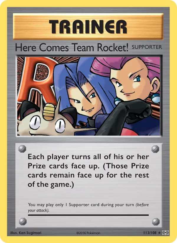 Here Comes Team Rocket! - Evolutions Pokemon Card