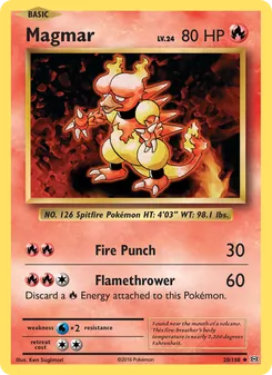 Magmar - Evolutions