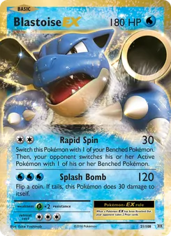 Blastoise EX - Evolutions