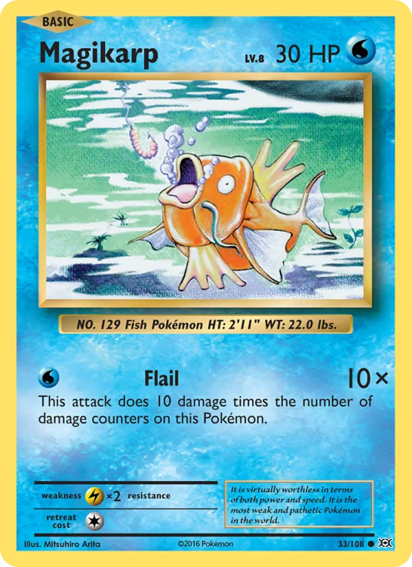 Magikarp - Evolutions Pokemon Card