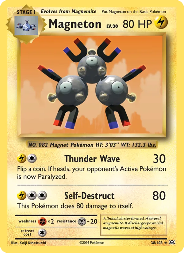 Magneton - Evolutions Pokemon Card