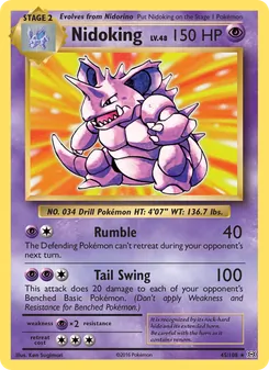 Nidoking - Evolutions