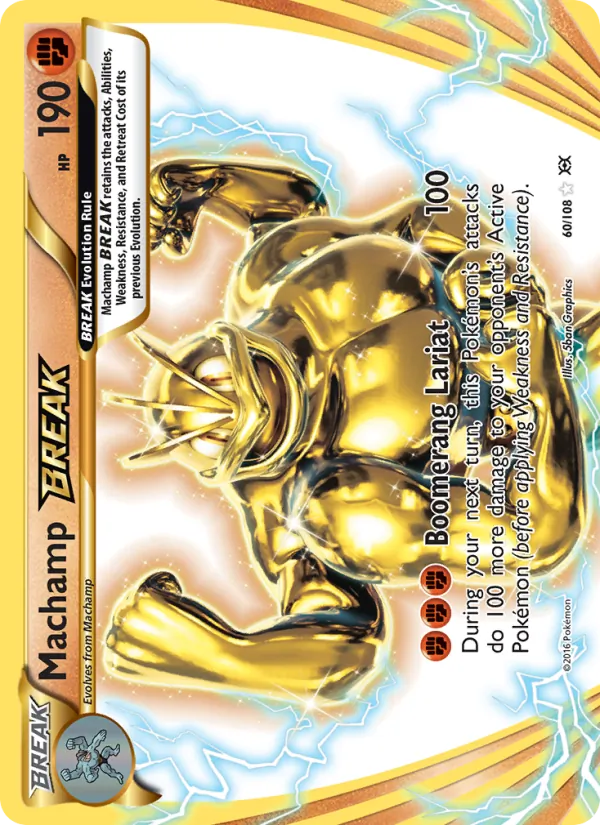 Machamp BREAK - Evolutions Pokemon Card