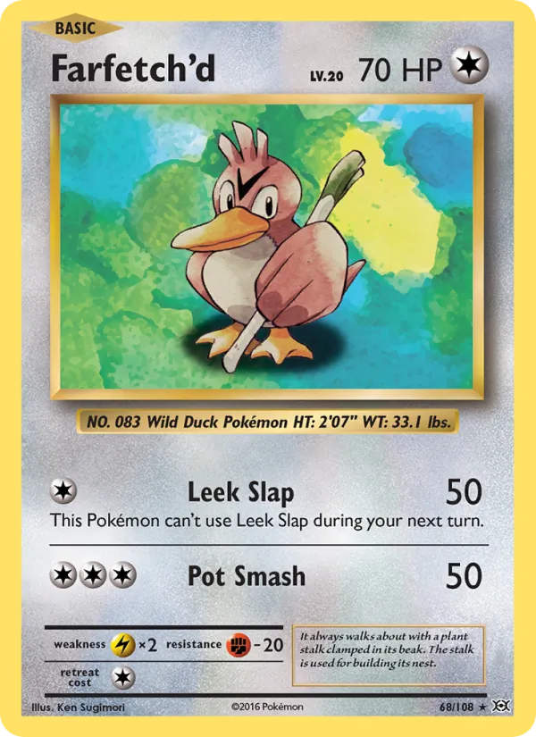Farfetch'd - Evolutions Pokemon Card
