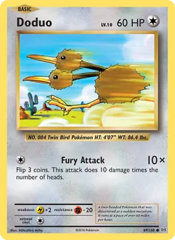 Doduo - Evolutions