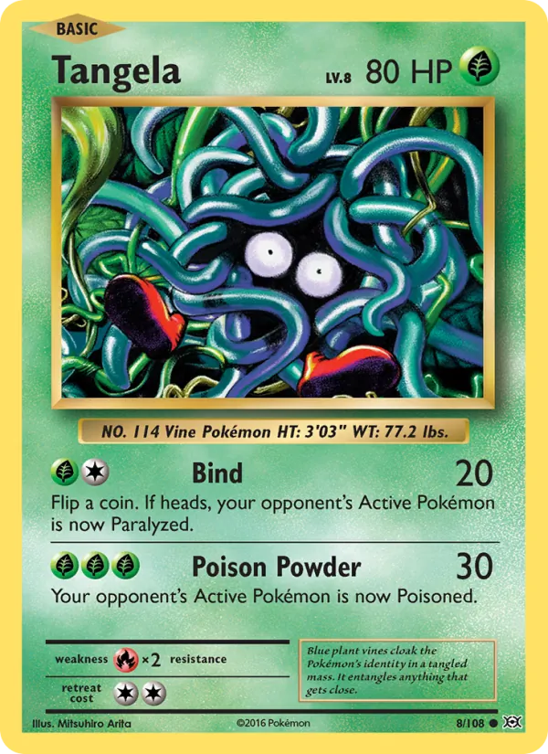 Tangela - Evolutions Pokemon Card