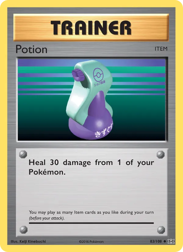 Potion - Evolutions Pokemon Card