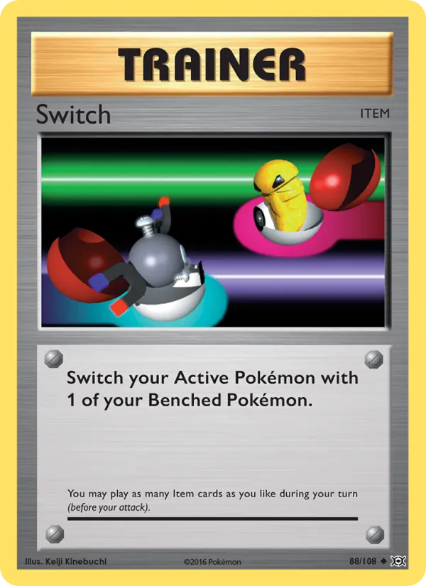 Switch - Evolutions Pokemon Card