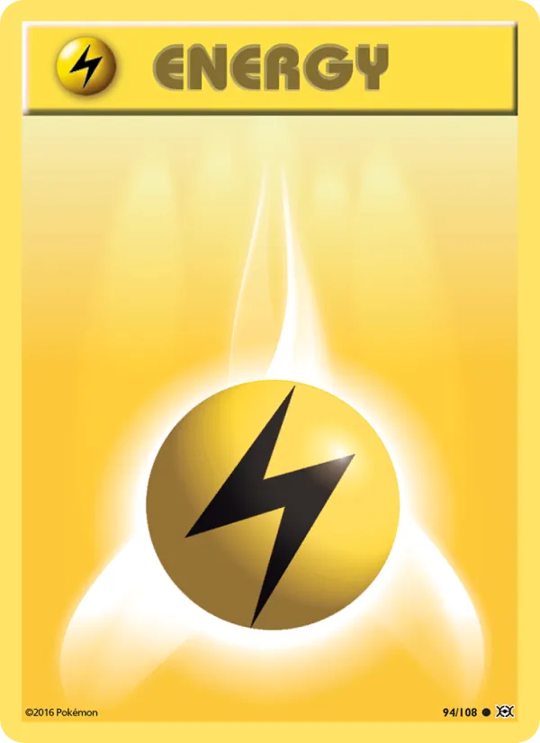 Lightning Energy - Evolutions Pokemon Card