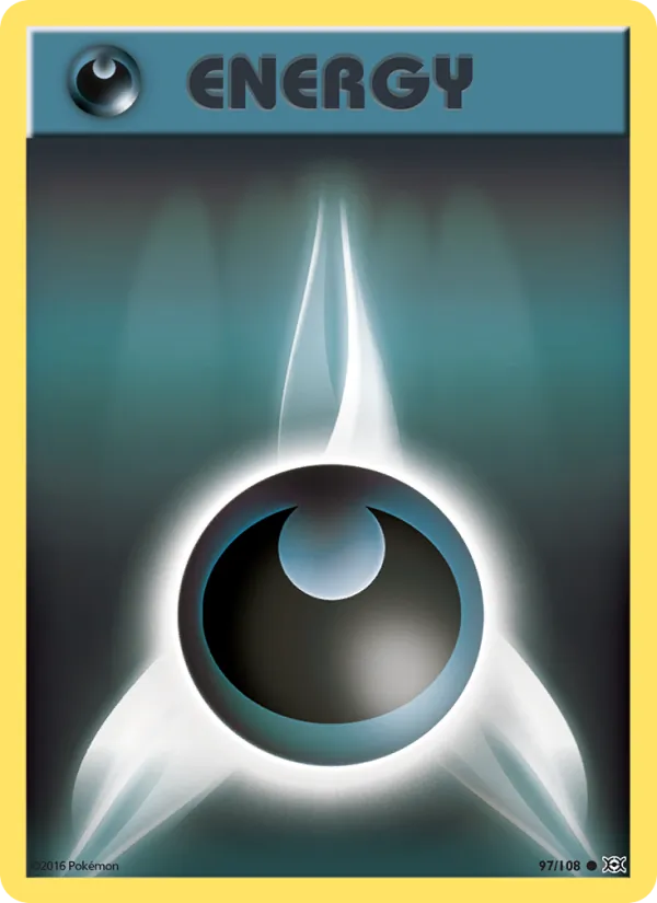 Darkness Energy - Evolutions Pokemon Card