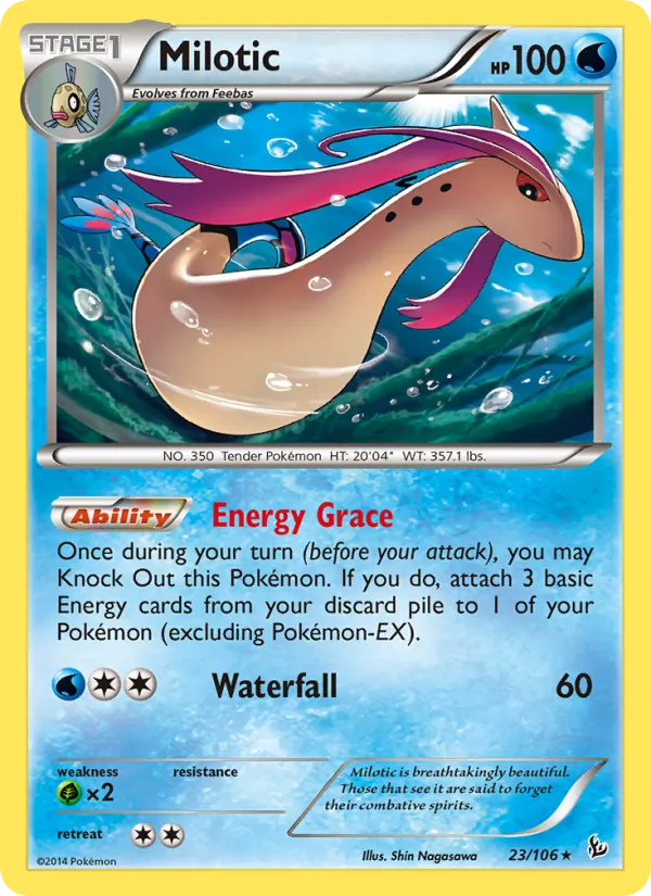 Milotic - Flashfire Pokemon Card