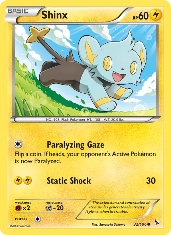 Shinx - Flashfire Pokemon Card