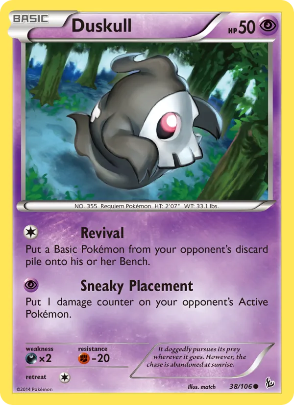 Duskull - Flashfire Pokemon Card