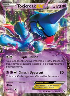 Toxicroak EX - Flashfire