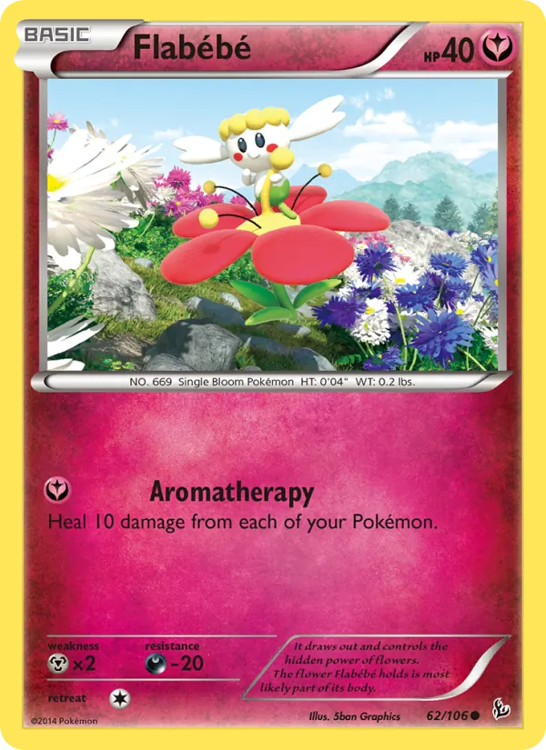 Flabébé - Flashfire Pokemon Card