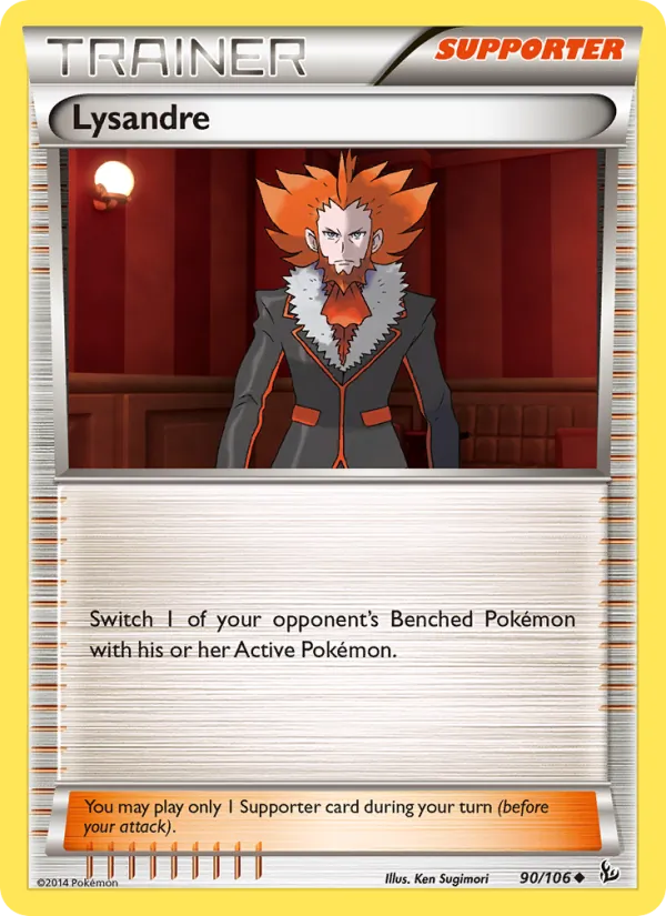Lysandre - Flashfire Pokemon Card