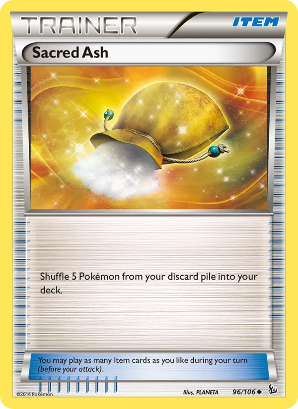Sacred Ash - Flashfire Pokemon Card