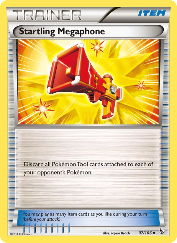 Startling Megaphone - Flashfire Pokemon Card