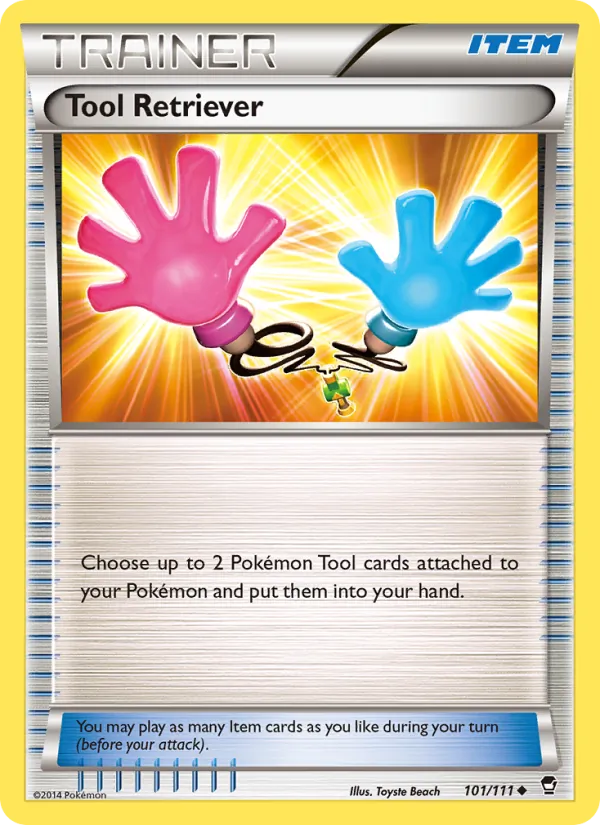 Tool Retriever - Furious Fists Pokemon Card