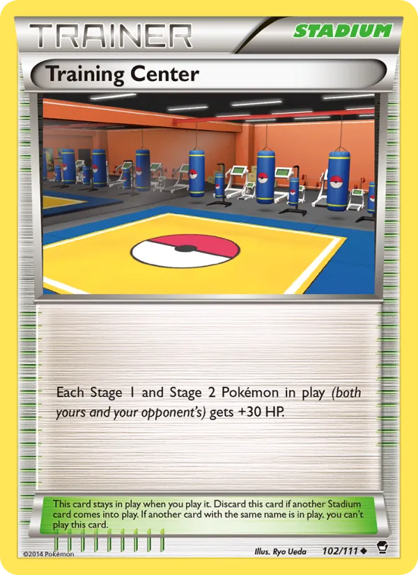 Training Center - Furious Fists Pokemon Card