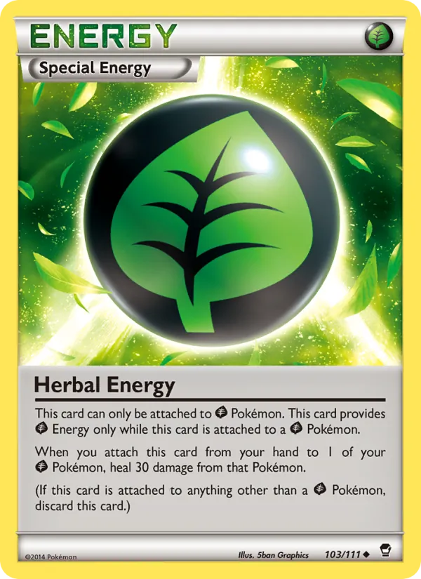 Herbal Energy - Furious Fists Pokemon Card