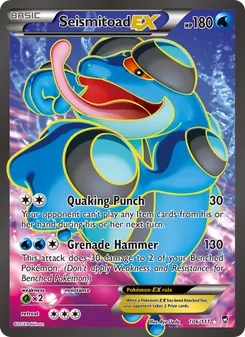Seismitoad EX - Furious Fists