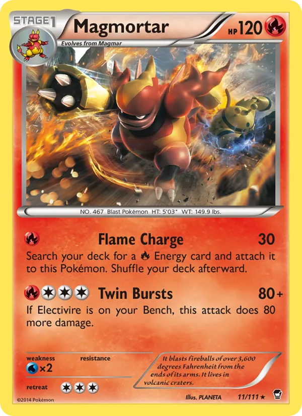 Magmortar - Furious Fists Pokemon Card