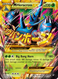 M Heracross EX - Furious Fists