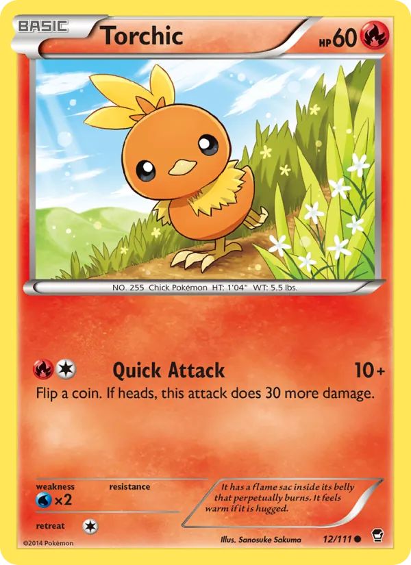 Torchic - Furious Fists Pokemon Card