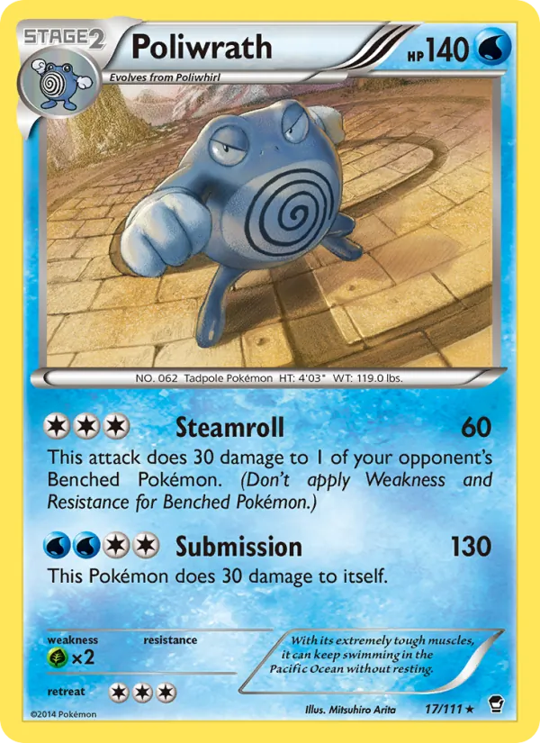 Poliwrath - Furious Fists Pokemon Card