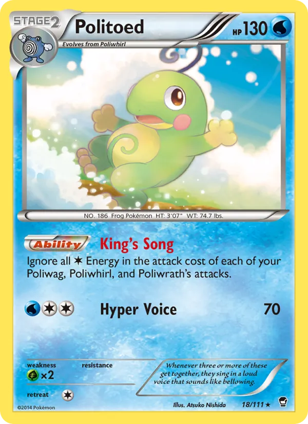 Politoed - Furious Fists Pokemon Card