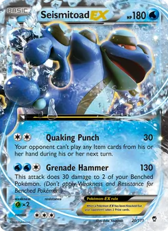 Seismitoad EX - Furious Fists
