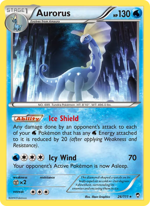 Aurorus - Furious Fists Pokemon Card