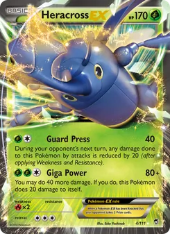 Heracross EX - Furious Fists