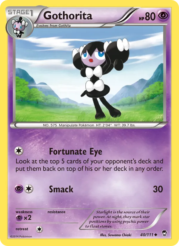 Gothorita - Furious Fists Pokemon Card